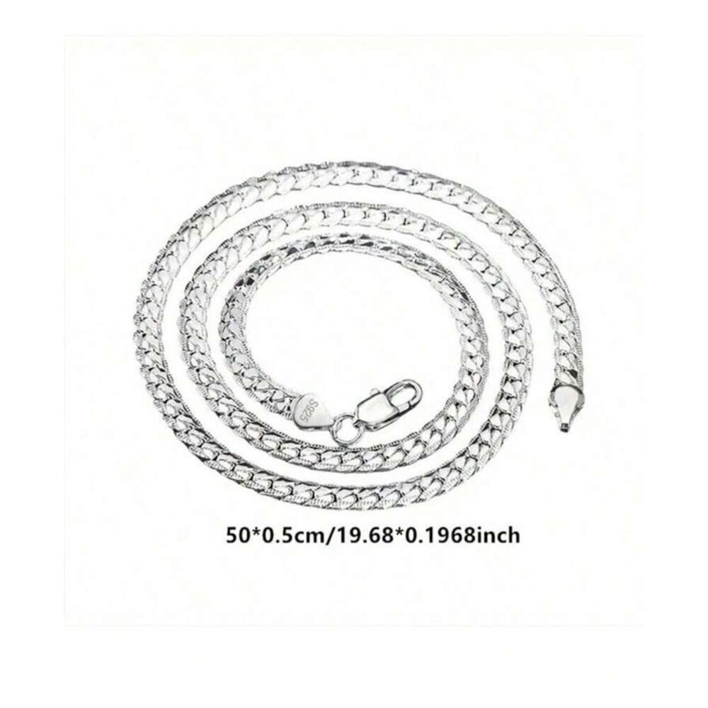 4 MM sterling Silver Chain - Picture 5 of 8